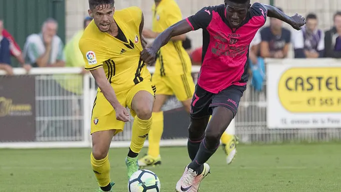 Segundo partido de pretemporada de Osasuna disputado en Tarbe ante el Toulouse. FOTO C A OSASUNA (6)