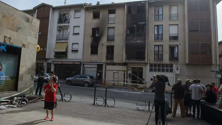 Explosión en Puente la Reina. PABLO LASAOSA 11