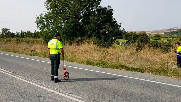 Estado en el que ha quedado el vehículo tras el accidente. GC
