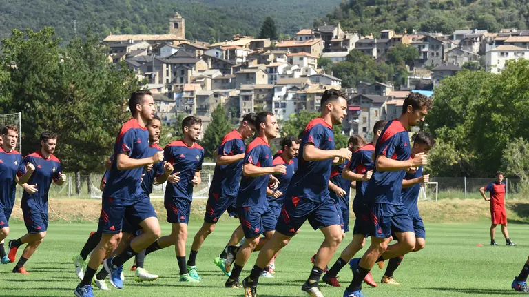 primer entrenamiento de Osasuna en Boltaña 06