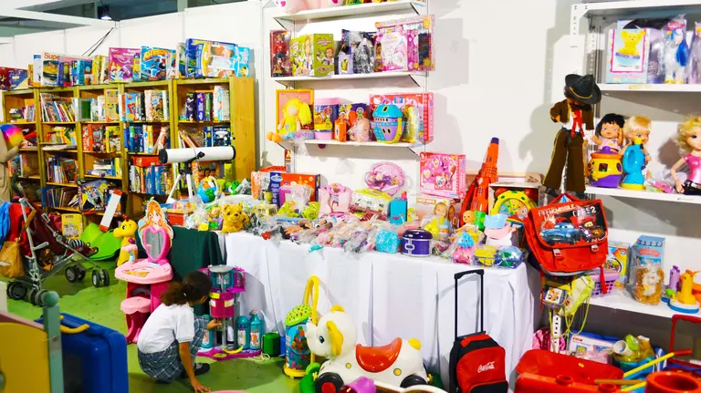 Los juguetes recaudados durante la campaña de 2016