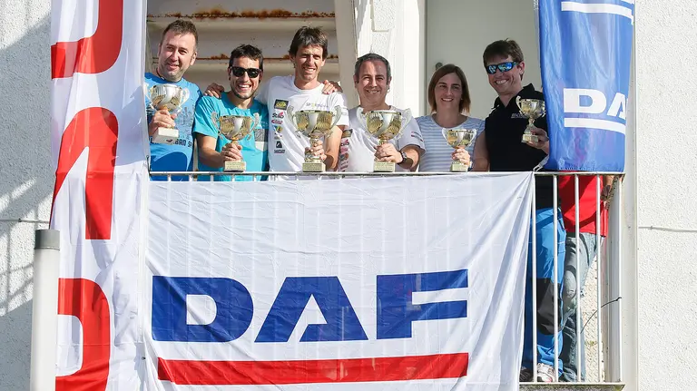 Podium del rally de Ultzama de este fin de semana