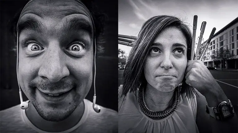 Dos de los retratos de 'Tomos somos raros'