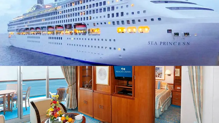 El crucero de lujo en el que viajaban las 2000 personas