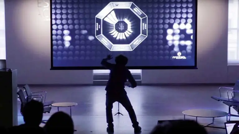 Imagen de una demostración del equipo de Moobeat. MOOBEAT