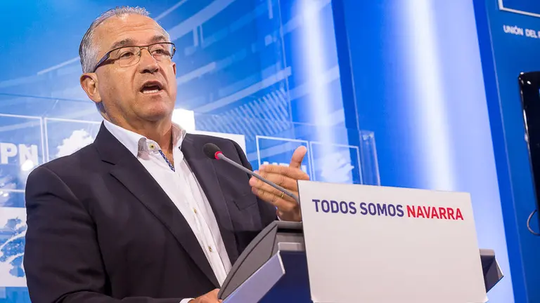 El portavoz de UPN en el Ayuntamiento de Pamplona, Enrique Maya, expone sus impresiones sobre el proyecto de Salesianos (24). IÑIGO ALZUGARAY