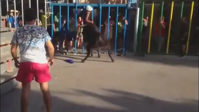 La brutal cogida en Calpe