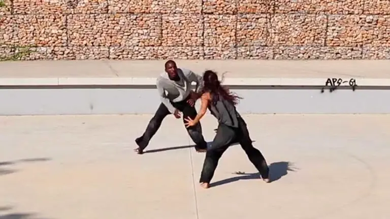 La compañía Humanhood en su función llamada 'Nomadis'. HUMANHOOD