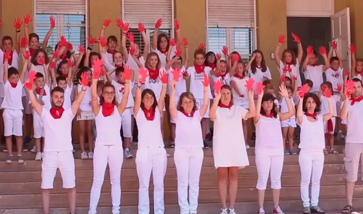 Fotograma del vídeo que ha lanzado Obanos para promocionar unas fiestas sin agresiones sexistas