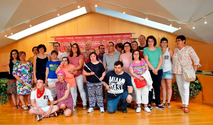 Anfas Tafalla, la institución elegida para lanzar el cohete iniciador de las fiestas