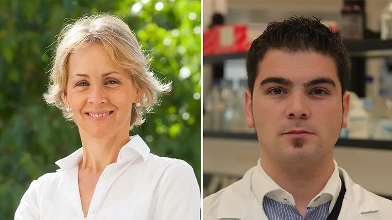 A la izquierda, la Doctora Rouzaut que ha dirigido el estudio y a la izquierda, Rafael Peláez, principal investigador