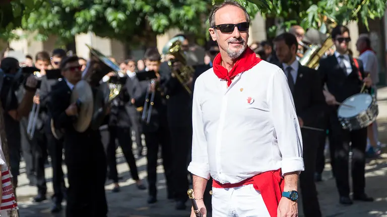 Procesión en fiestas de Tafalla en honor a San Sebastián (20). IÑIGO ALZUGARAY