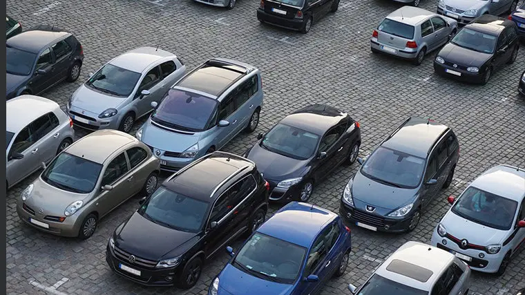 Aparcamientos gratuitos en San Fermín en Pamplona. ARCHIVO