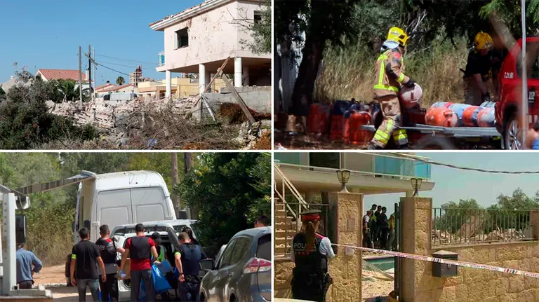 El chalet de Alcanar donde presuntamente se preparaba el atentado de Barcelona y donde se produjo la explosión del material que manejaban los terroristas EFE 3