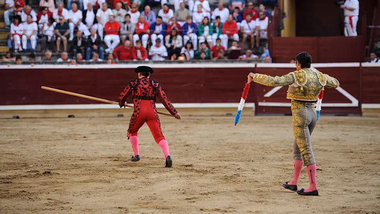 Segunda corrida de la Feria de Tafalla 2017 con ganaderia de Couto de Fornilhos para los diestros Sanchez Vara, Javier Cortes y Esau Fernández. MIGUEL OSÉS_14