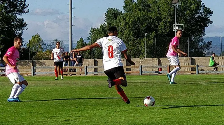 Partido del Tudelano en Olarambe. Twitter CD Vitoria.