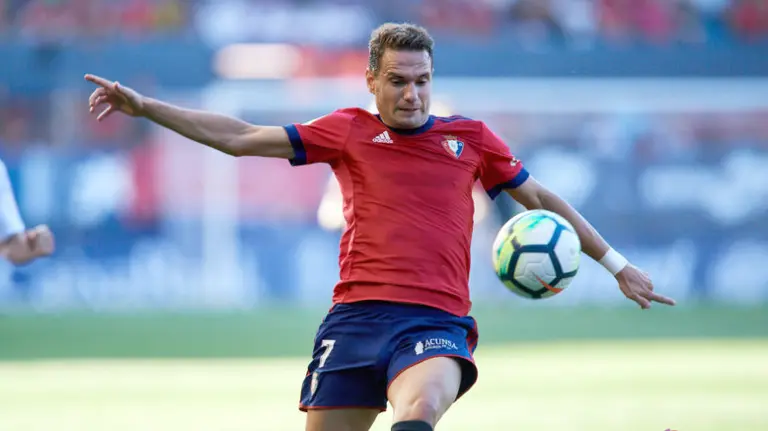 David Rodríguez en acción. La Liga.