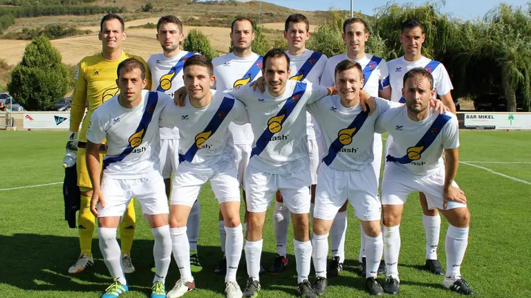 Equipo titular del Cantolagua 2017-18. Facebook Luis Ongay.