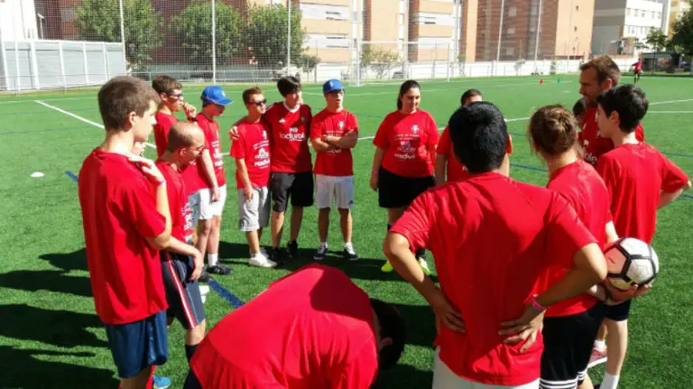 Campus inclusivo de Osasuna en el estadio Larrabide. Foto CA Osasuna.