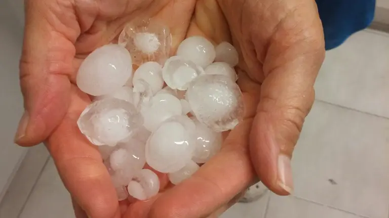 Granizo en Pamplona 02