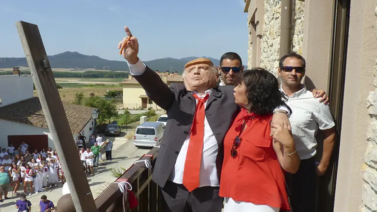 Trump llega a fiestas de Murieta