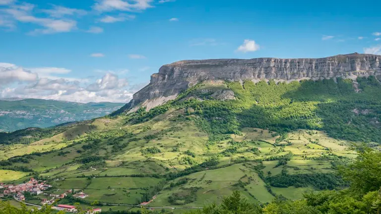 Peña de San Donato, en Navarra. ARCHIVO