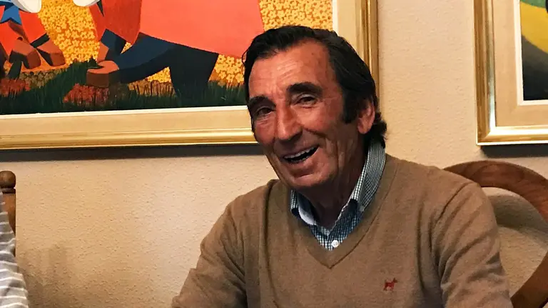 Dámaso González en una fotografía tomada este mismo año por el torero Esaú Fernández en su cuenta de Twitter.