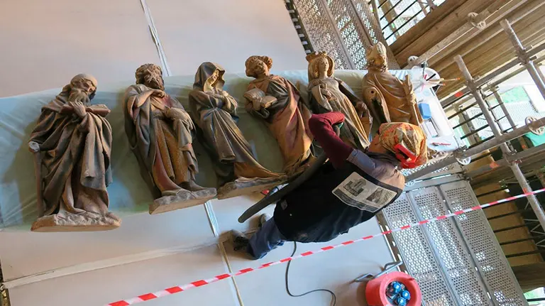 Nuevas visitas guiadas para ver la catedral desde sus andamios