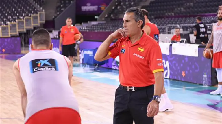 Scariolo en un entrenamiento. Foto FEB.es
