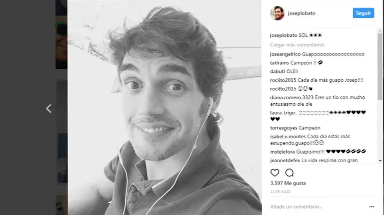 Josep Lobató en una publicación reciente