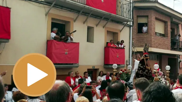 Jota en Milagro con motivo de la festividad de San Blas.