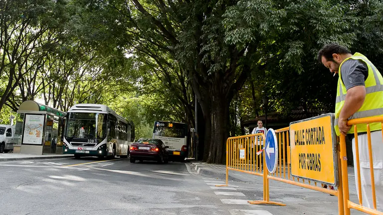 Obras para la amabilización del centro de Pamplona. PABLO LASAOSA 10