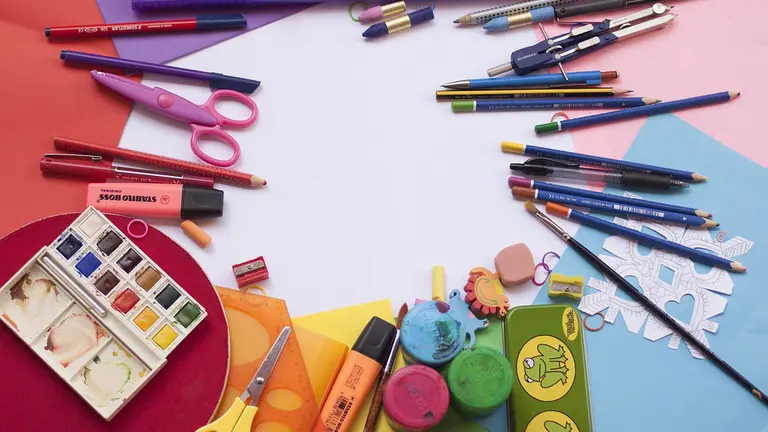 Material escolar. Vuelta al cole.