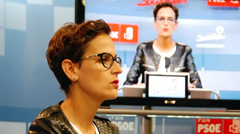 La secretaria general del PSN, María Chivite, hace balance del nuevo curso político en Navarra CEDIDA