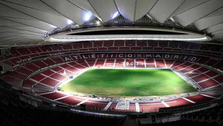 El interior del nuevo Wanda Metropolitano. EFE