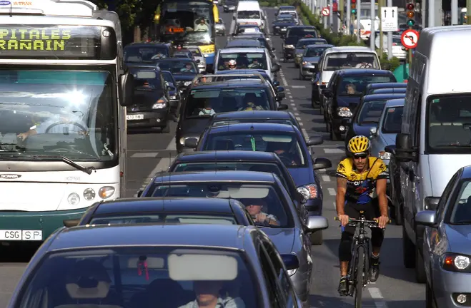 ATASCOS DE TRAFICO EN PAMPLONA