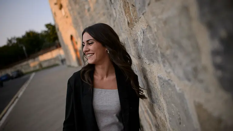 Katya Wright, candidata navarra a Miss Universo. PABLO LASAOSA 01