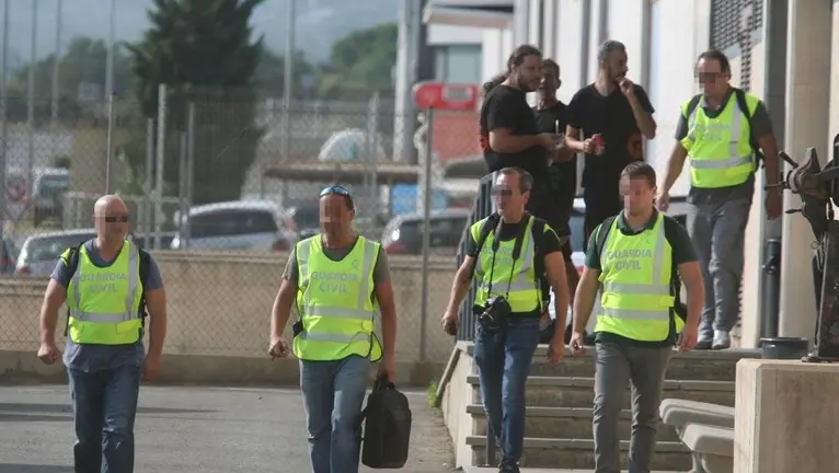 La GC registra la imprenta de Constantí Jaume Sellart EFE