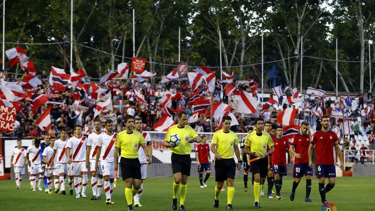 Partido de la Liga 123 entre Rayo Vallecano y Osasuna en el estadio de Vallecas FOTO LFP (21)