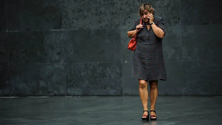 Marisa de Simón en el Parlamento de Navarra. MIGUEL OSÉS (2)