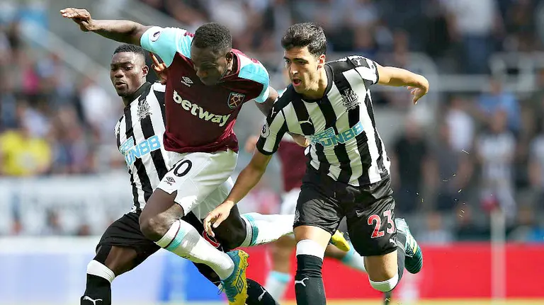 Mikel Merino en el equipo inglés. Foto Newcastle United.