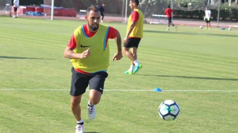 Entrenamiento del Almería. Foto web UD Almería.