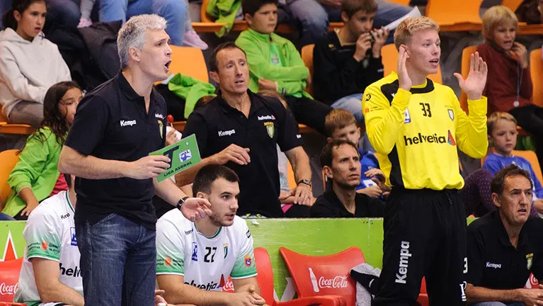 Primer partido en Pamplona del Helvetia Anaitasuna, recibiendo al Granollers. MIGUEL OSÉS (14)