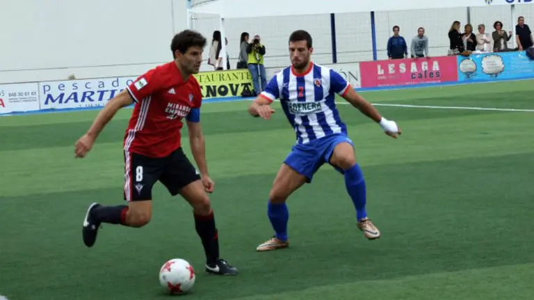Partido Izarra - Mirandés. Foto CD Mirandés.