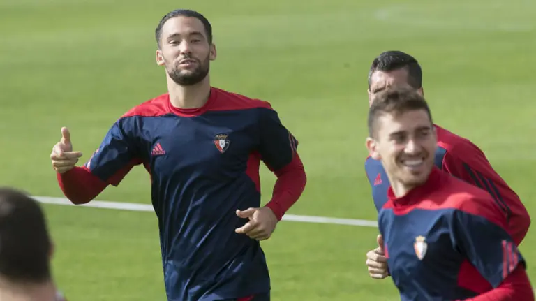 Quique González en Tajonar. Foto CA Osasuna.