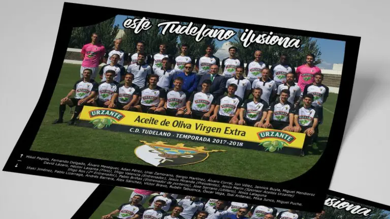 Póster del CD Tudelano. Cedida.