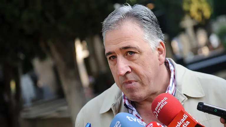 Joseba Asirón en una imagen del pasado septiembre. MIGUEL OSÉS_5