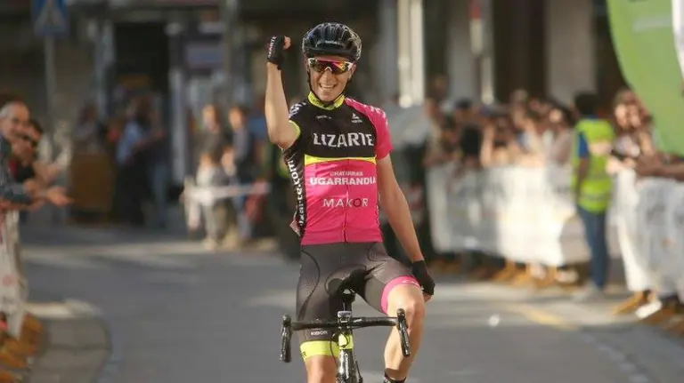 Jaime Castrillo con el maillot del equipo Lizarte. Cedida.