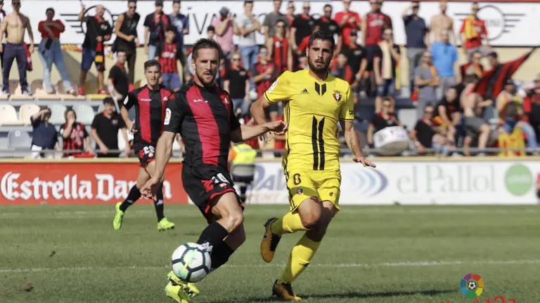 Partido entre Reus y Osasuna disputado en el Estadio Municipal. FOTO LFP (17)