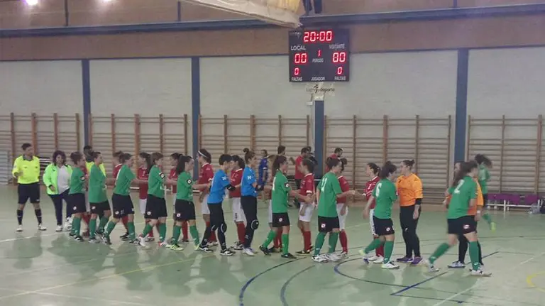 Partido FSF Rioja - Orvina en Logroño. Twitter FSF Rioja.